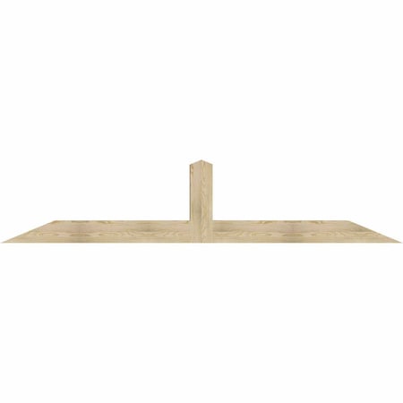 Ekena Millwork Portland Rough Sawn Timber Gable Bracket, Douglas Fir, 108"W x 22"H x 6"D x 6"F, 5/12 Pitch GBW108X22X0606POR00RDF